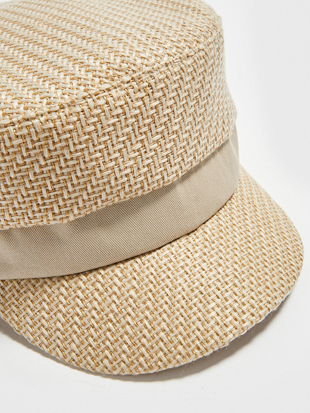 LCW ACCESSORIES Women's Sailor Hat with Ribbon Appliques -S1BD69Z8-CR8