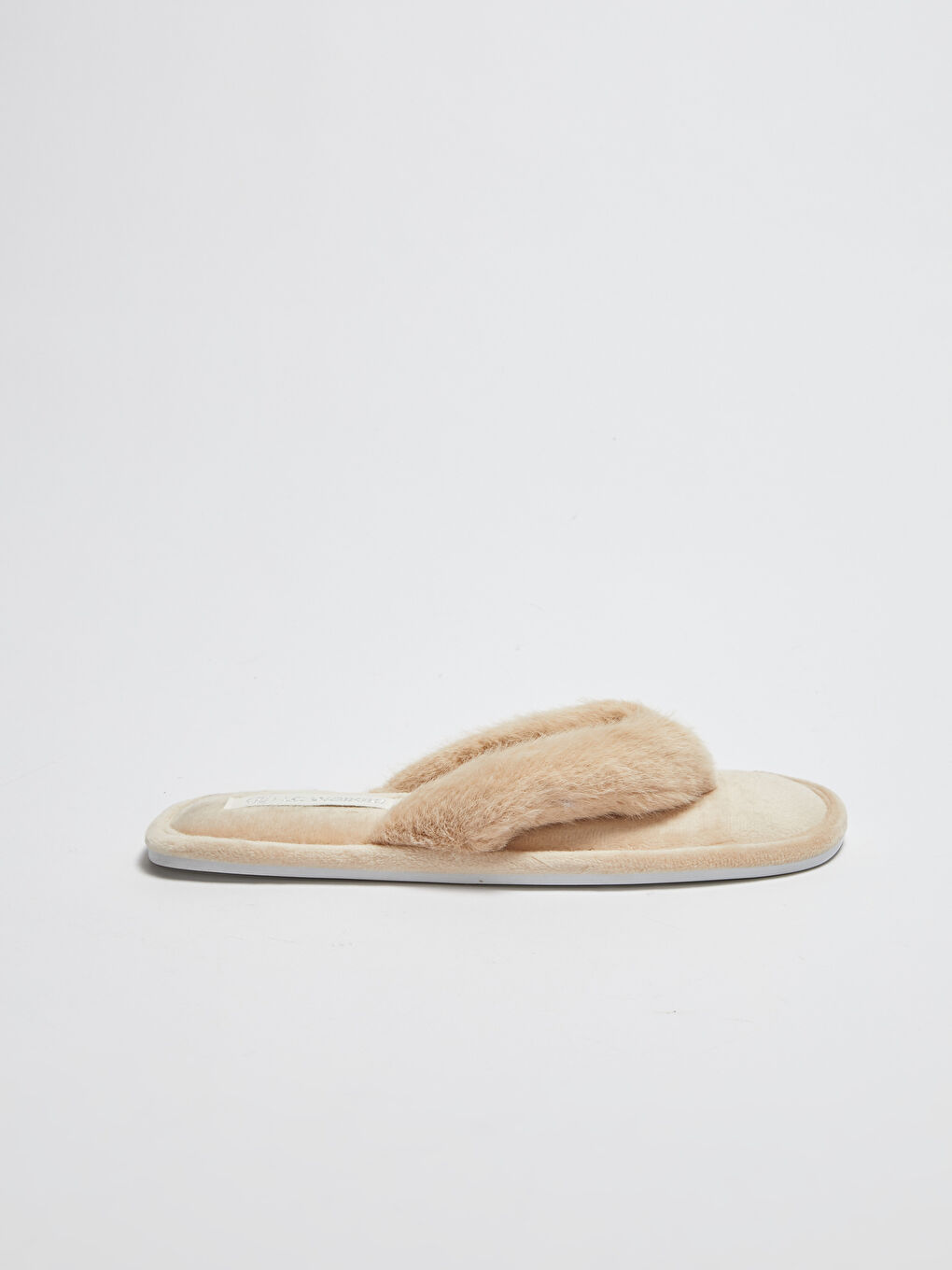 Tongs en Peluche pour Femmes Chaussons de Maison-1