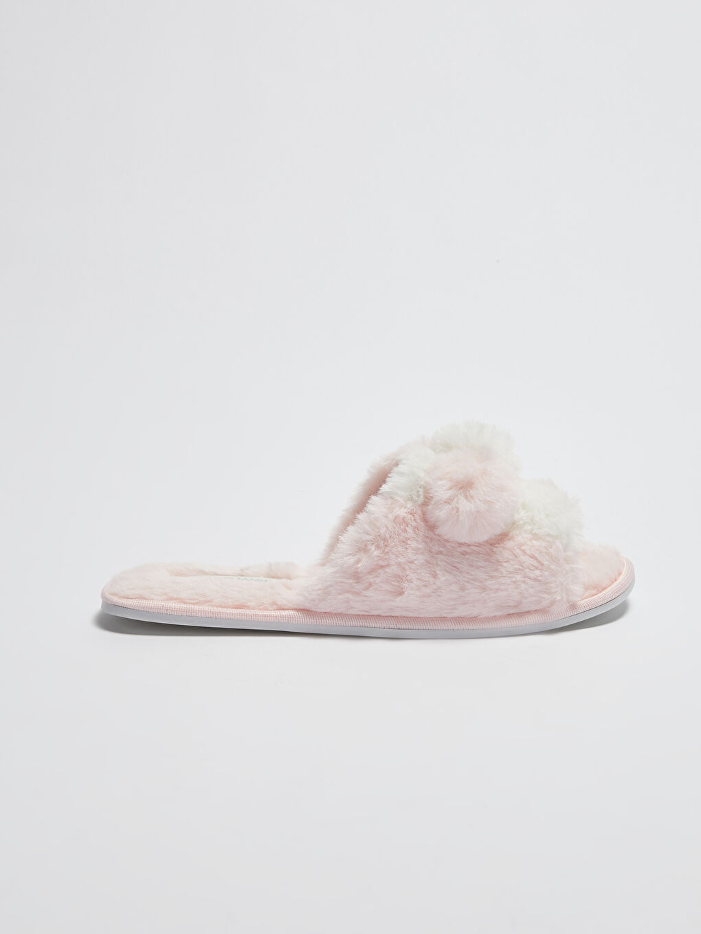 LCW STEPS Pantoufles de Maison pour Femmes à Bande Unique Détaillée avec Pompon -S1BE04Z8-R7P