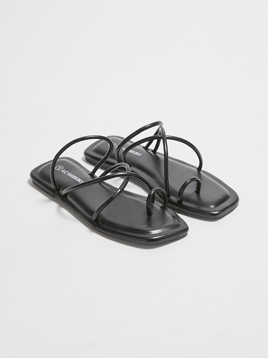 LCW STEPS Faux Leather Women's Slippers -S1BE06Z8-HUC