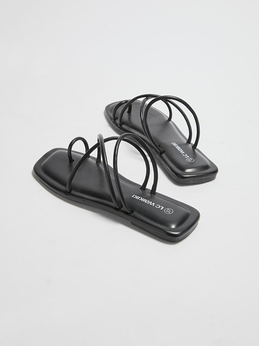 LCW STEPS Faux Leather Women's Slippers -S1BE06Z8-HUC