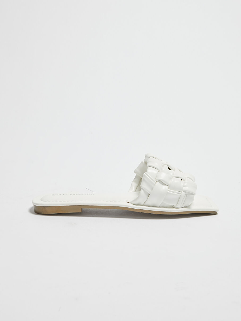 Faux Leather Women's Slippers-1