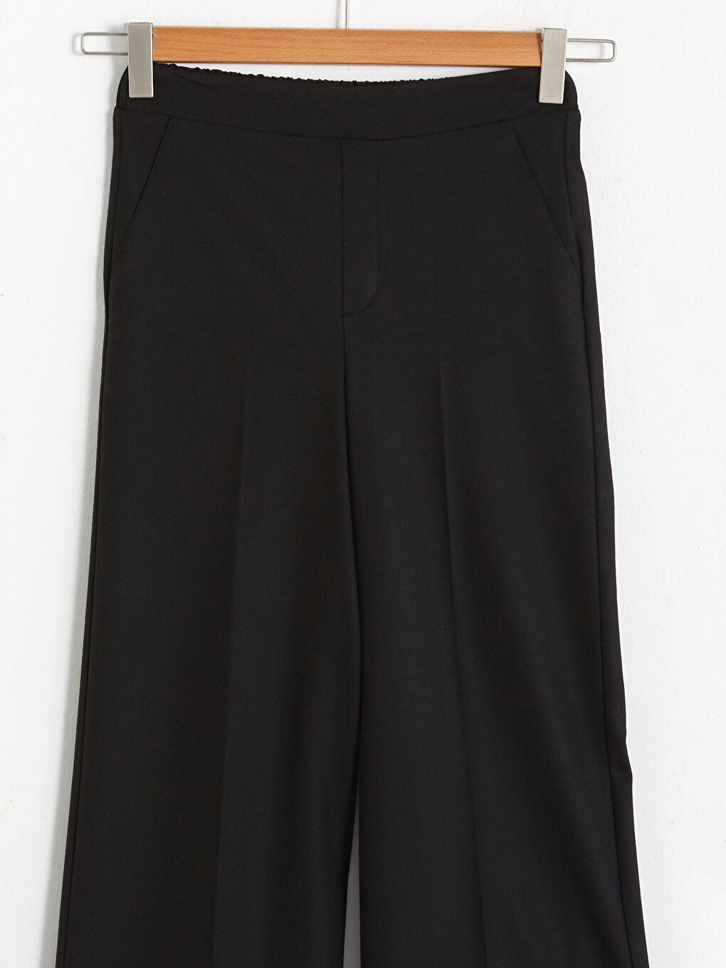 Elasticated Waist Wide Leg Trousers-7