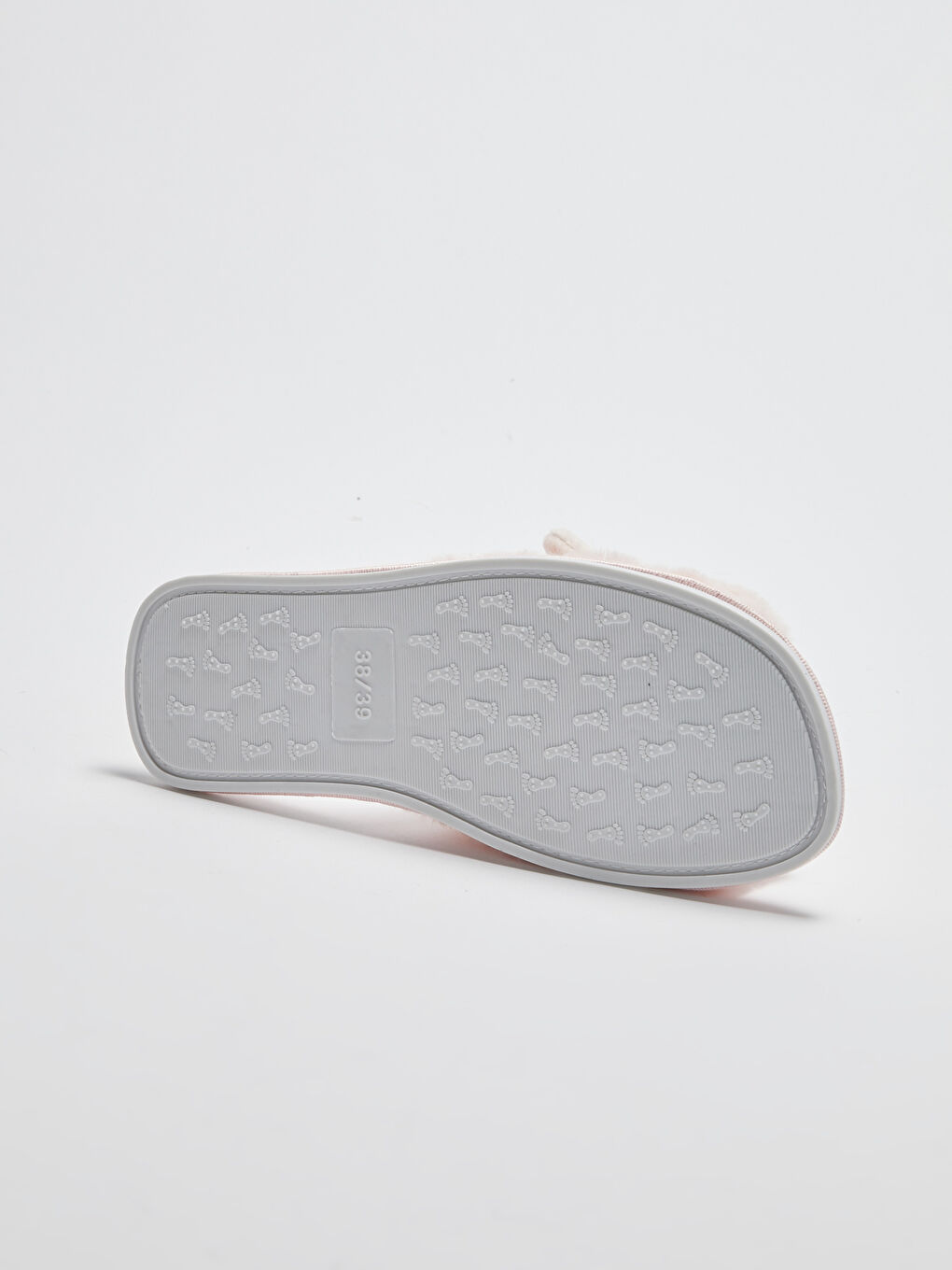 Pantoufles de maison en peluche à bande unique pour femmes-3