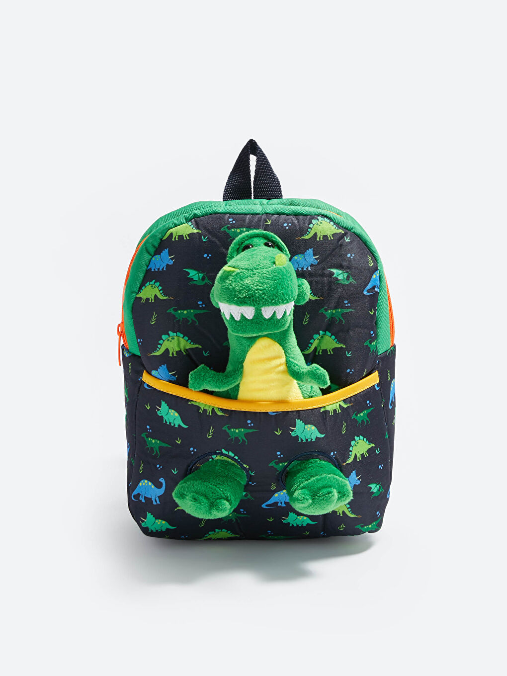 Lacivert Erkek Çocuk Pelüş Sırt Çantası 