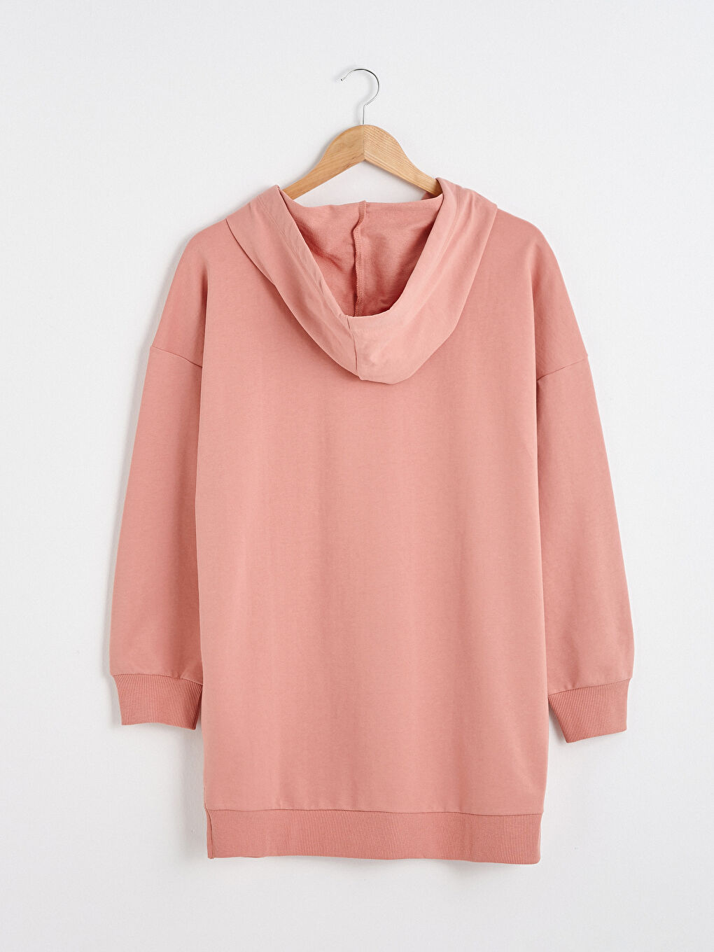 LCWAIKIKI Basic Women's Hooded Long Sleeve Tunic -S1BG28Z8-GC3