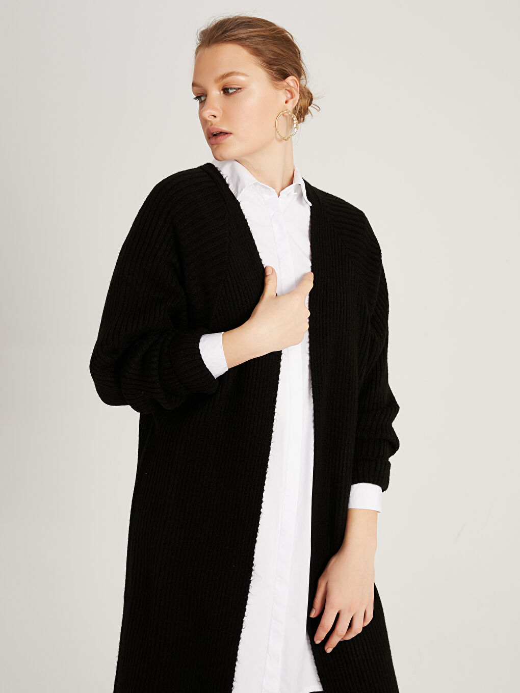 LCWAIKIKI Classic Dicker Cardigan mit Langarm -S1BG39Z8-CVL