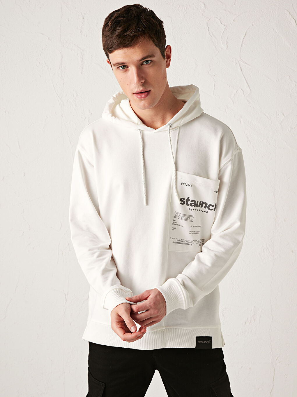 Long Sleeve Printed Men's Hoodie