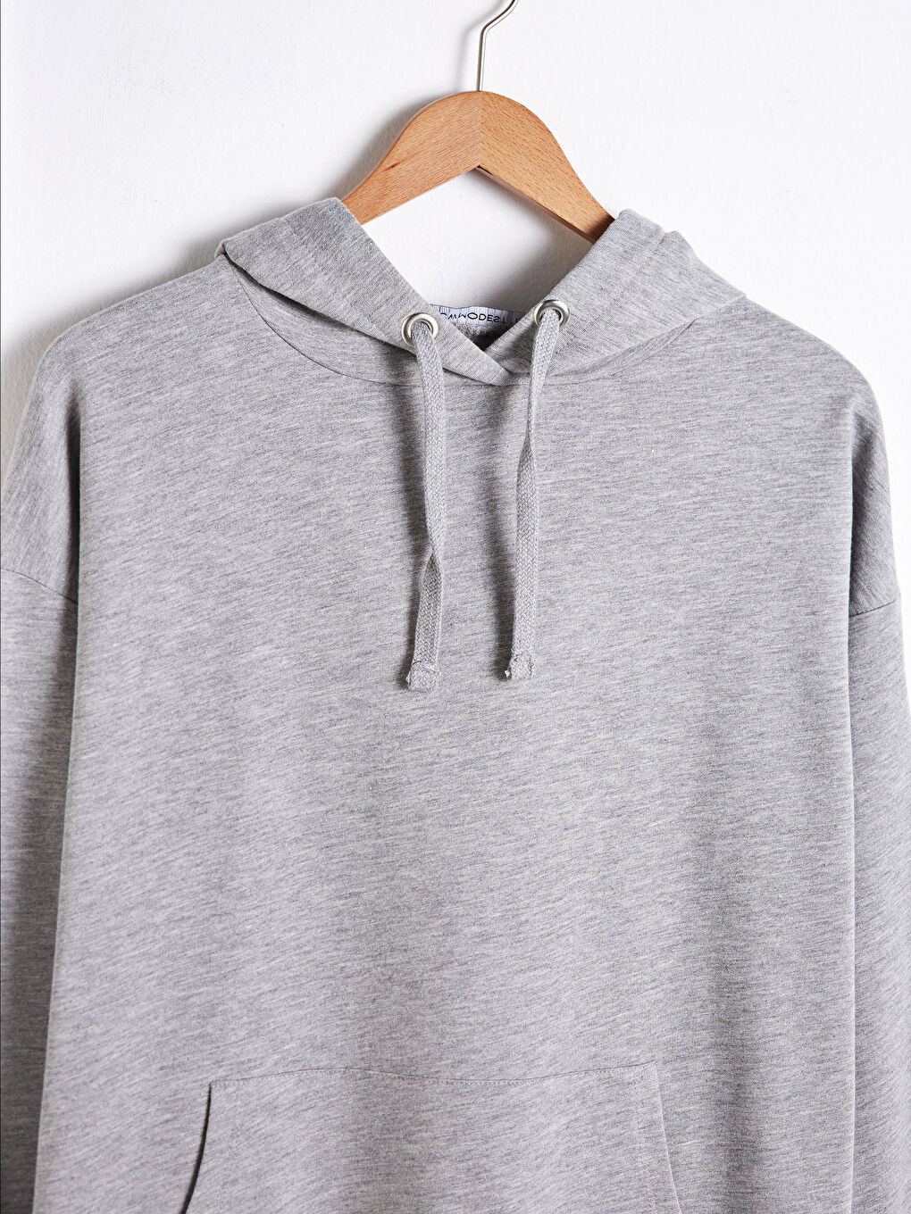 Baumwoll-Sweatshirt-Tunika für Damen mit Kapuze-7