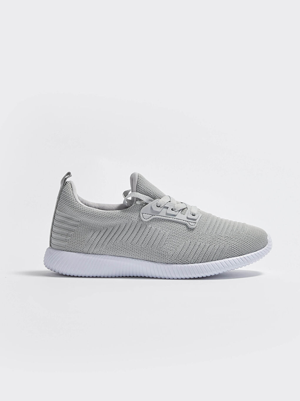 Gri Kadın Bağcıklı Aktif Spor Ayakkabı-1