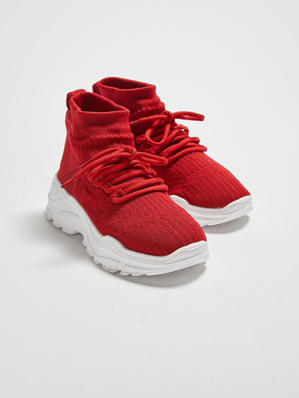 Кроссовки для женщин с толстой подошвой в стиле носков для активного спорта-2