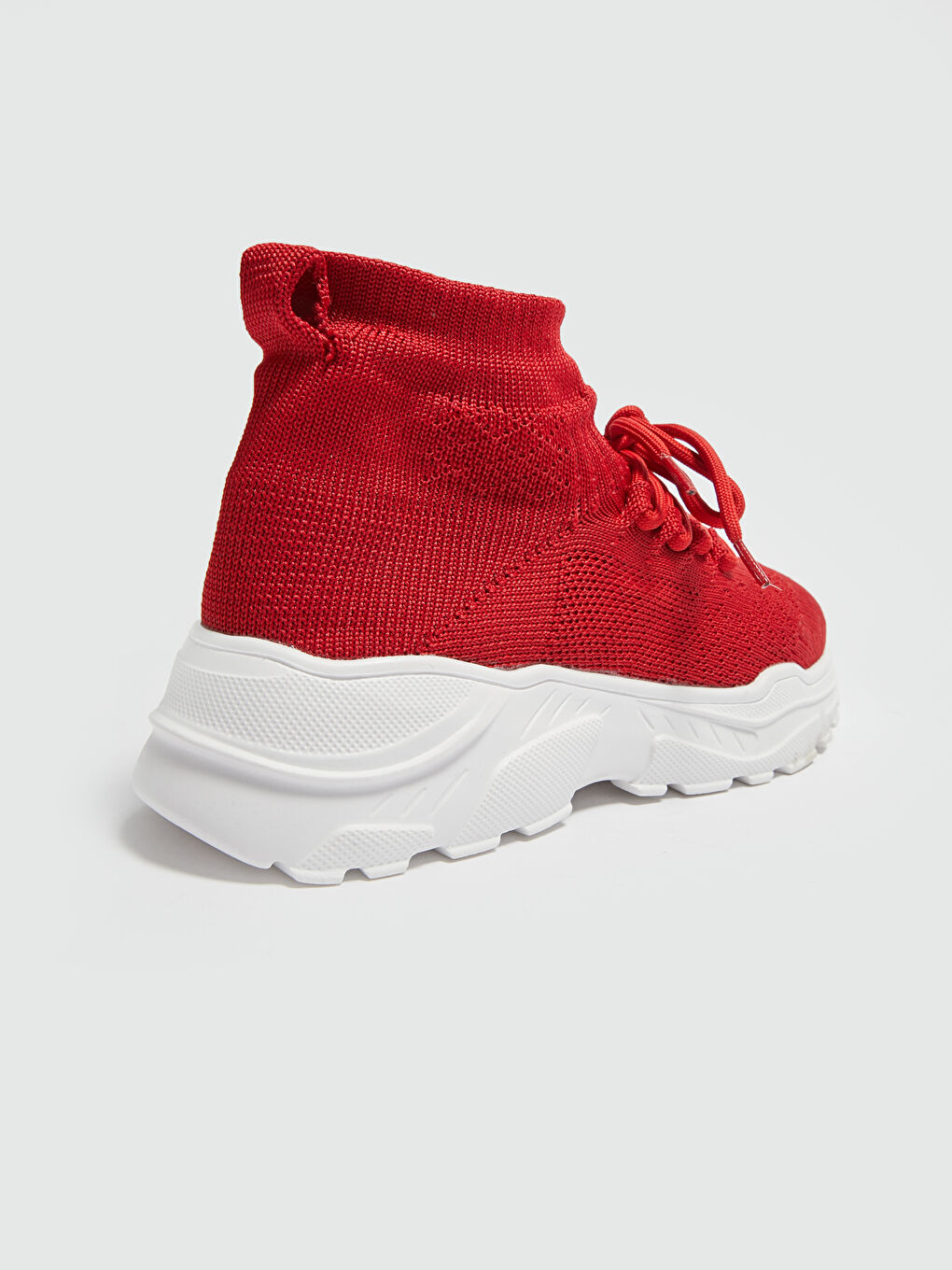 Кроссовки для женщин с толстой подошвой в стиле носков для активного спорта-4