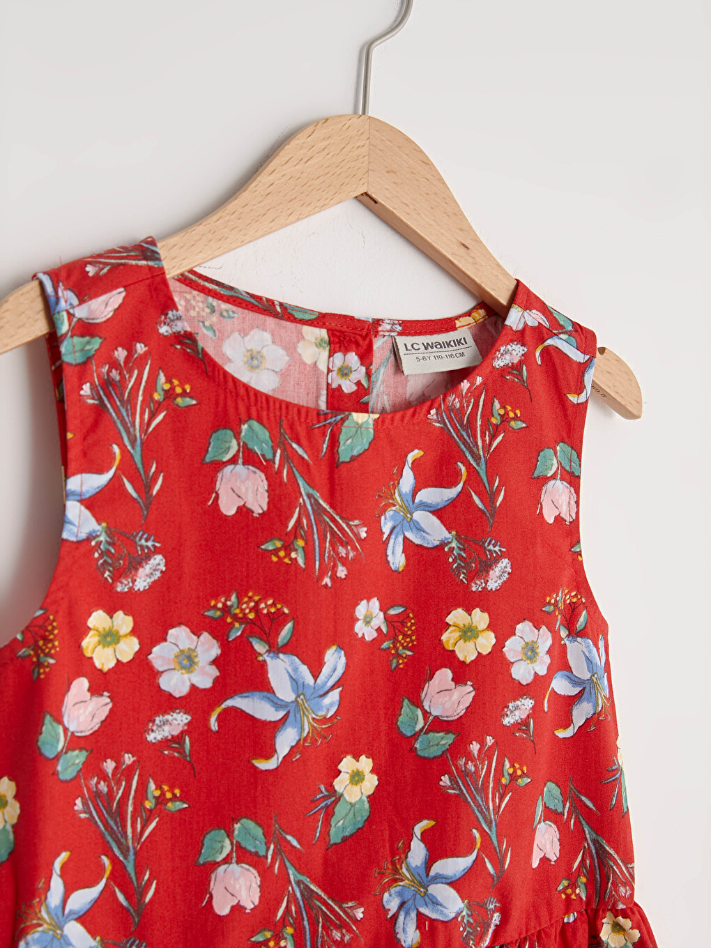 Rochie Din Poplin Cu Model Pentru Fete-1