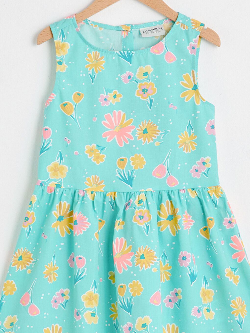 Girl's Figured Poplin Dress-2