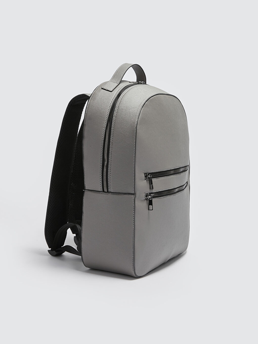 Faux Leather Men's Backpack-3