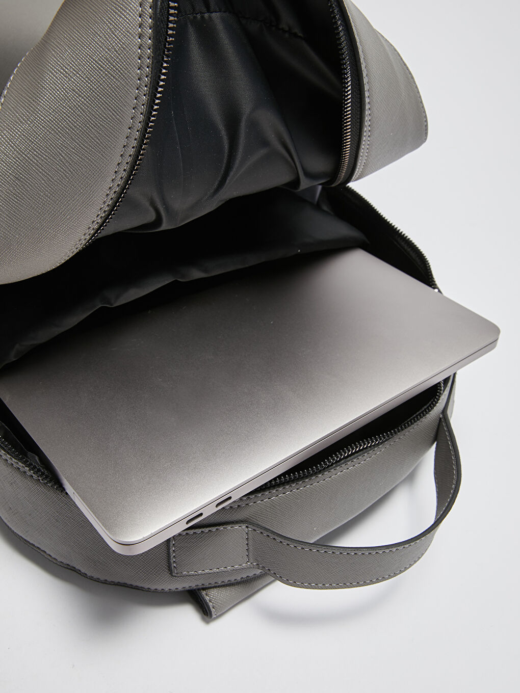 Faux Leather Men's Backpack-5