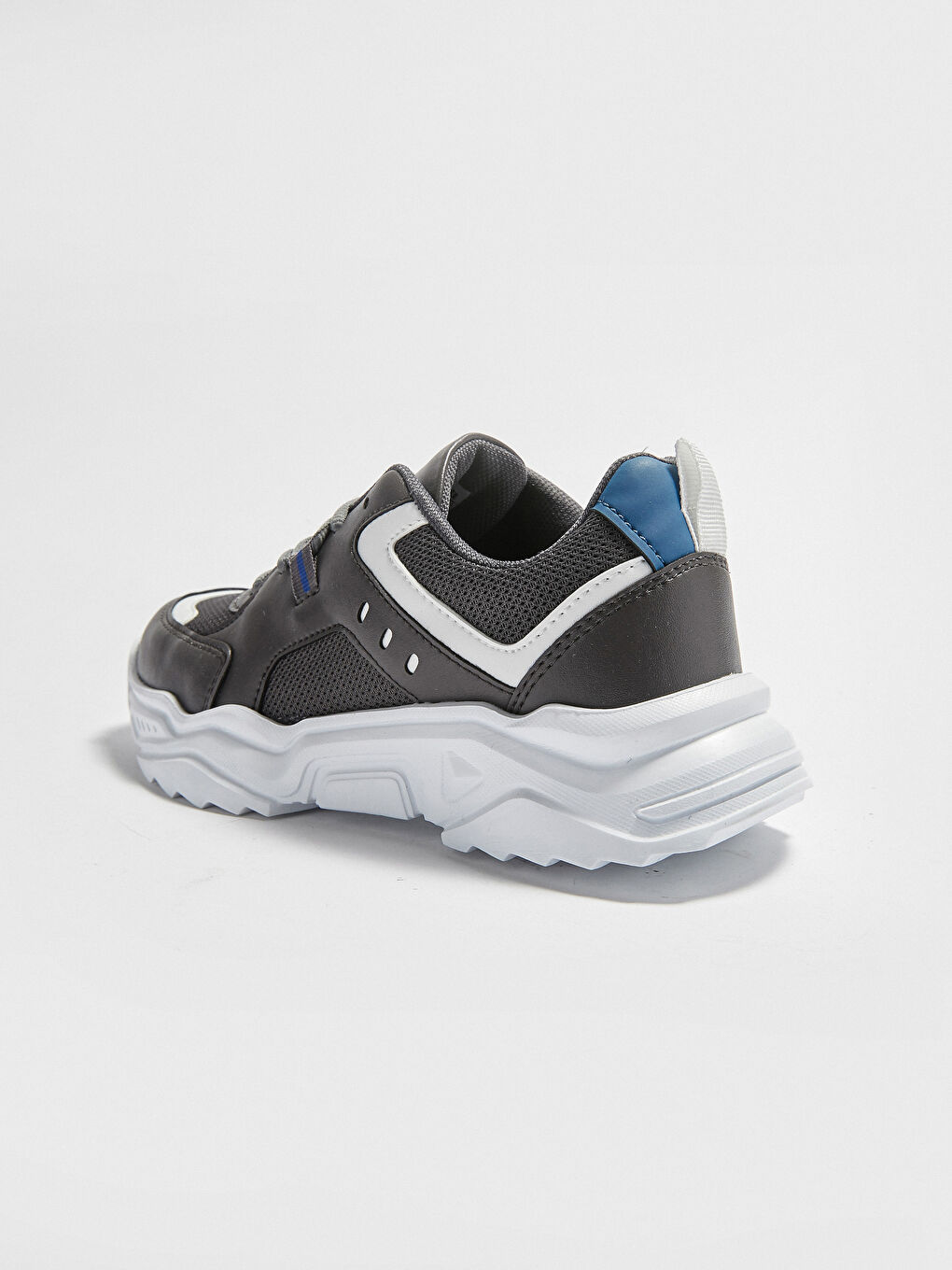 Gri Erkek Çocuk Kalın Taban Spor Ayakkabı-3