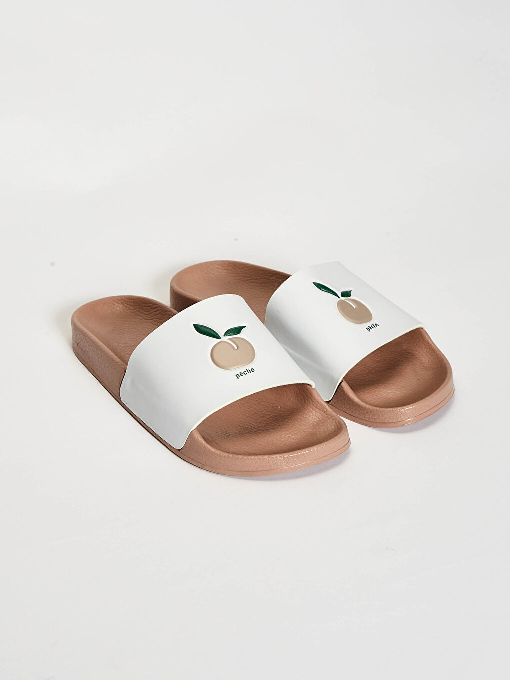 Pembe Kadın Baskılı Terlik