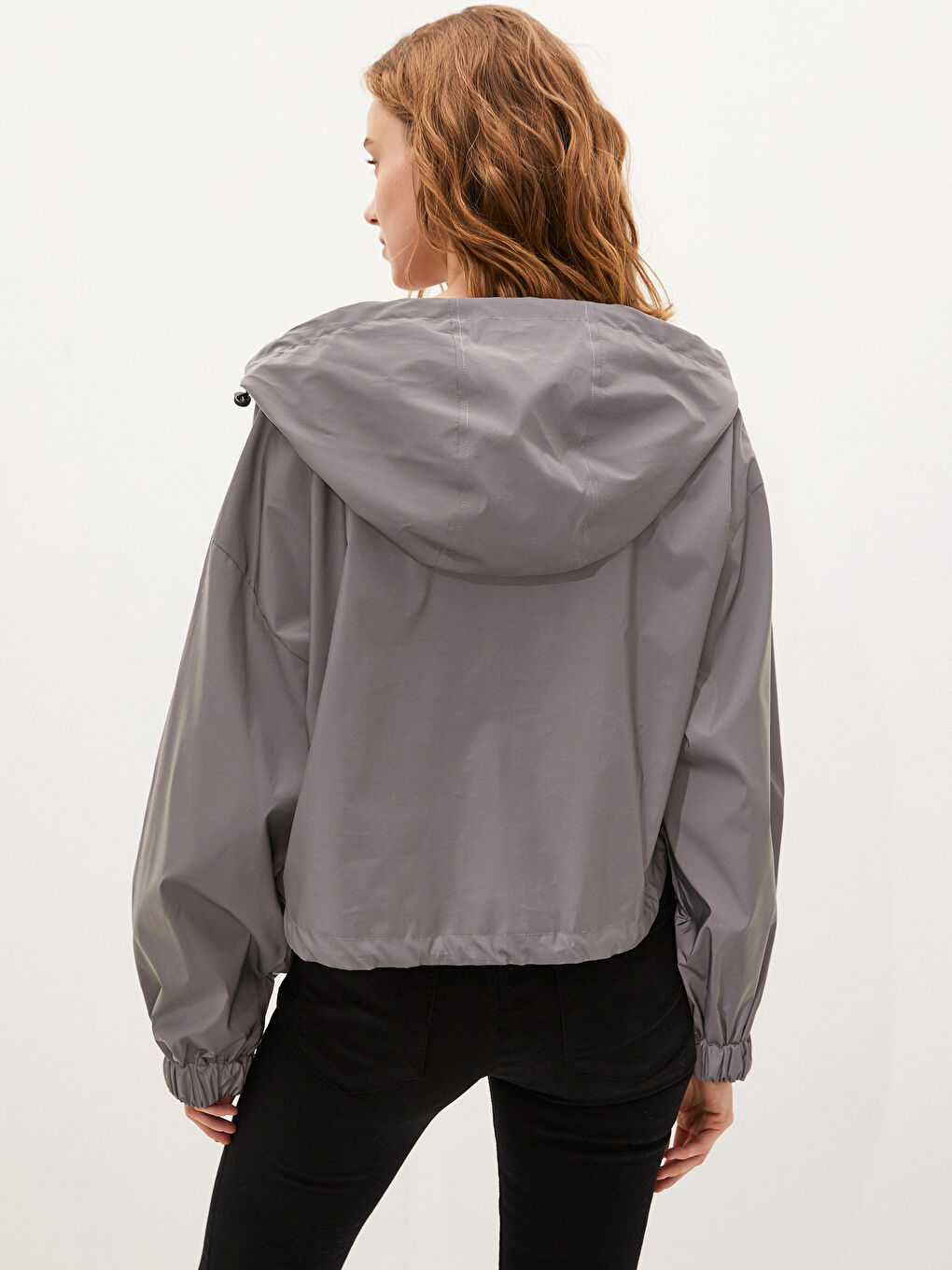 Žena CRNA Kišni kaput-3