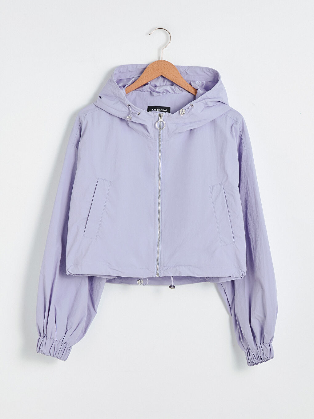 XSIDE Hooded Zipper Raincoat -S1BL06Z8-QTW