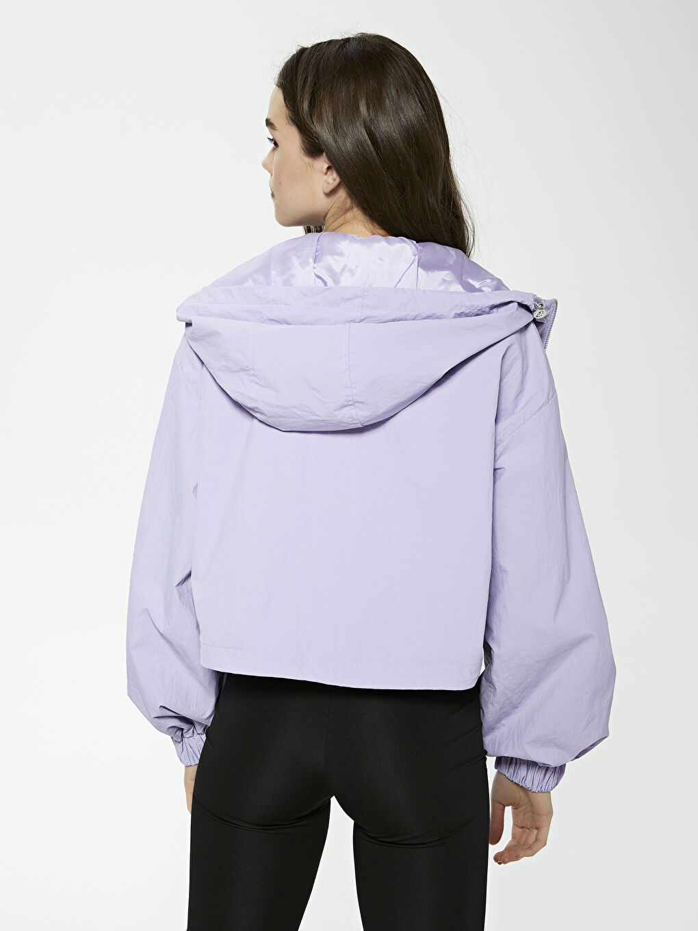 XSIDE Hooded Zipper Raincoat -S1BL06Z8-QTW