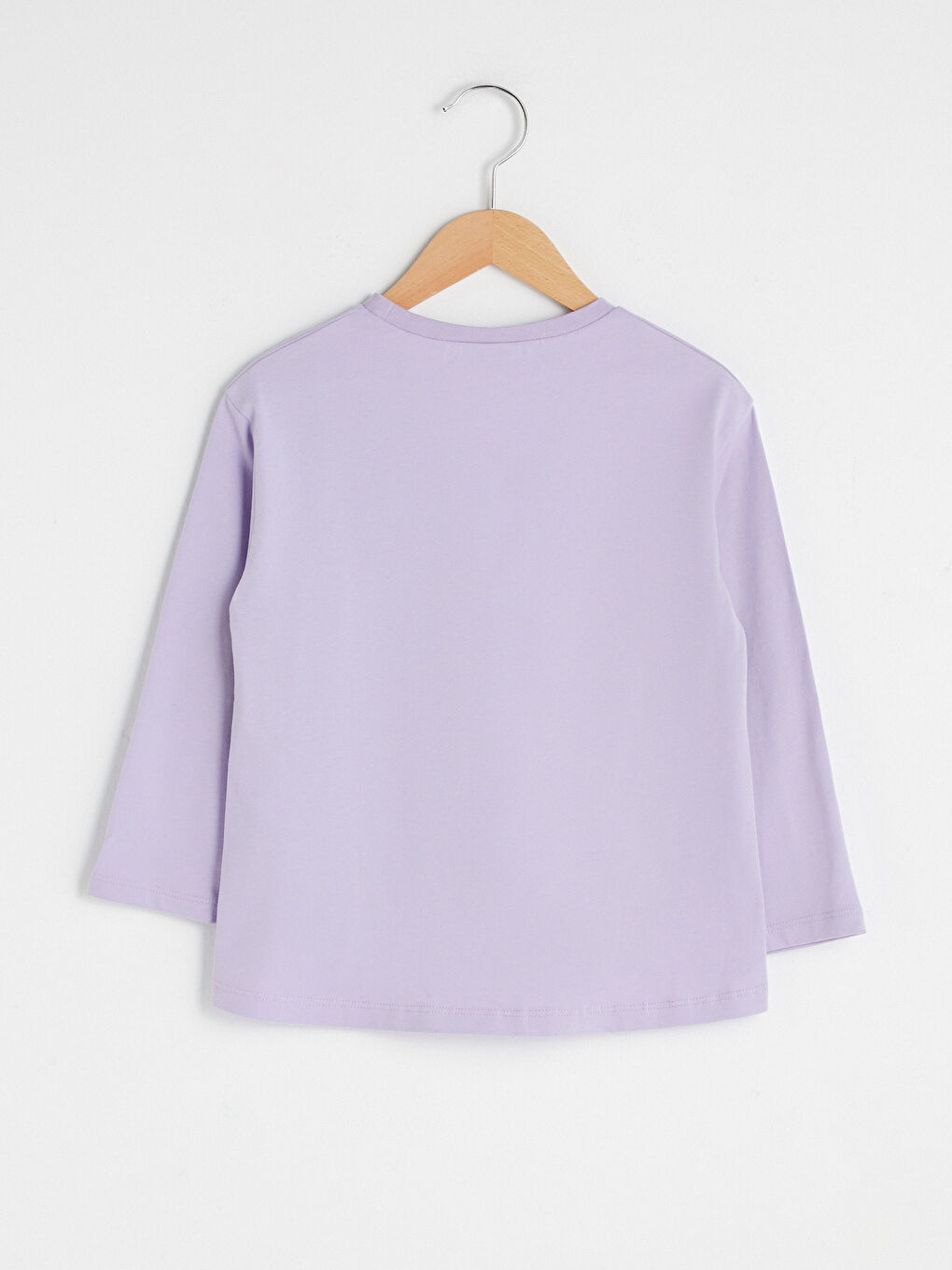 LCW Kids Crew Neck Printed Long Sleeve Girls' T-Shirt -S1BL32Z4-FKW