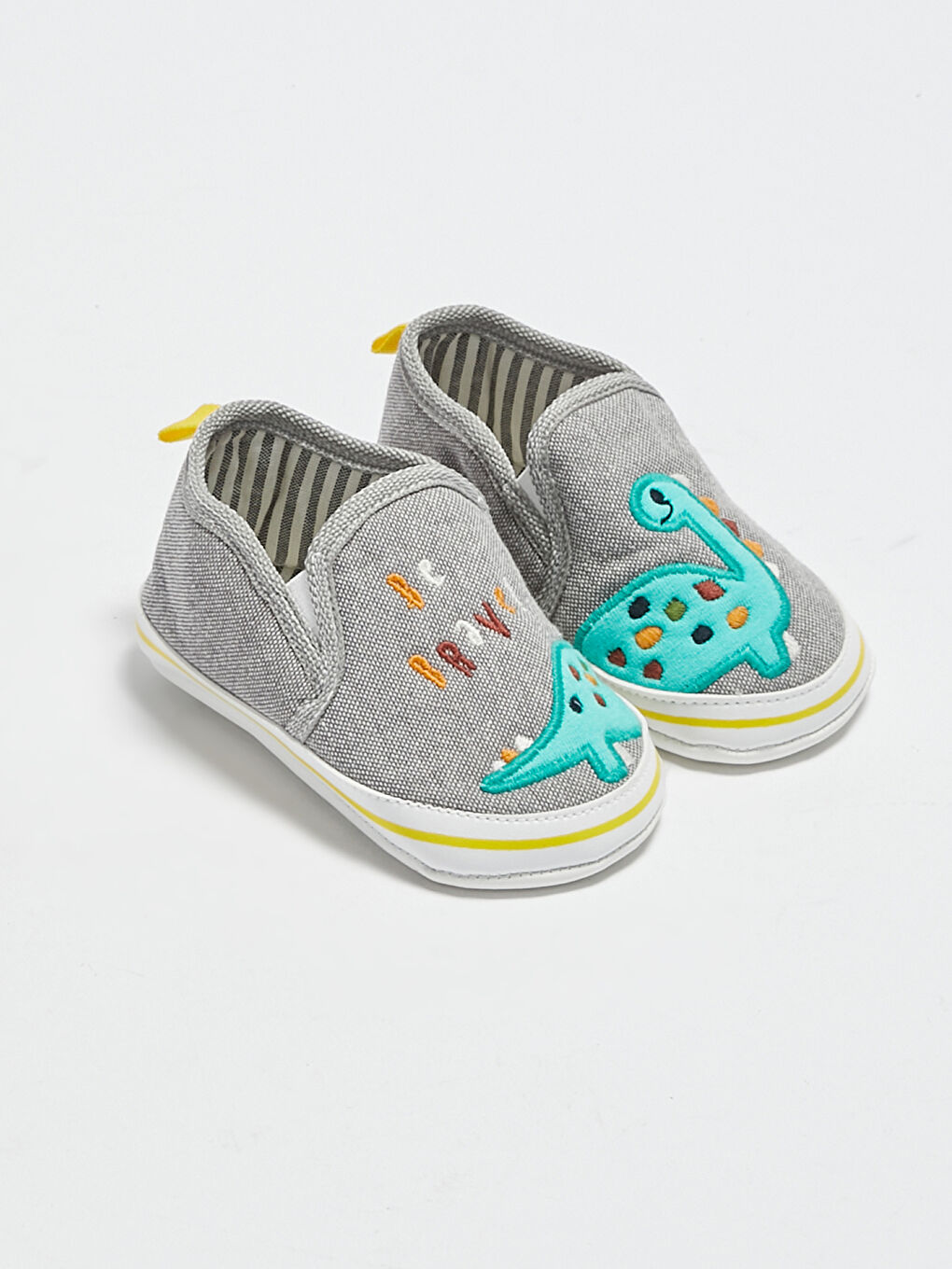 Baby Boy Embroidered Pre-Toddler House Shoes