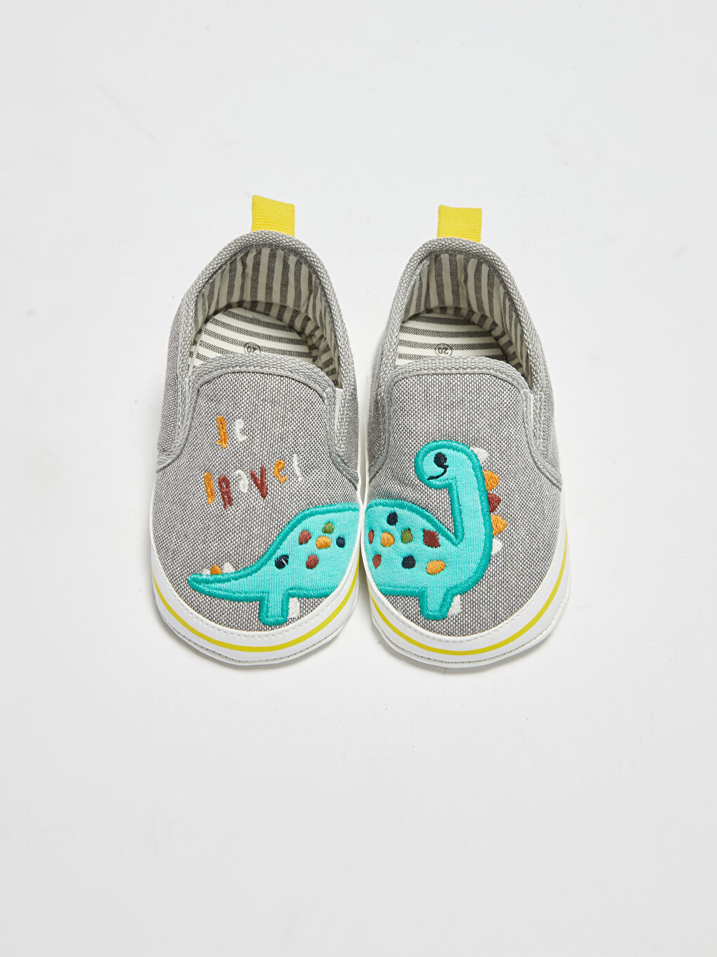 Baby Boy Embroidered Pre-Toddler House Shoes-1
