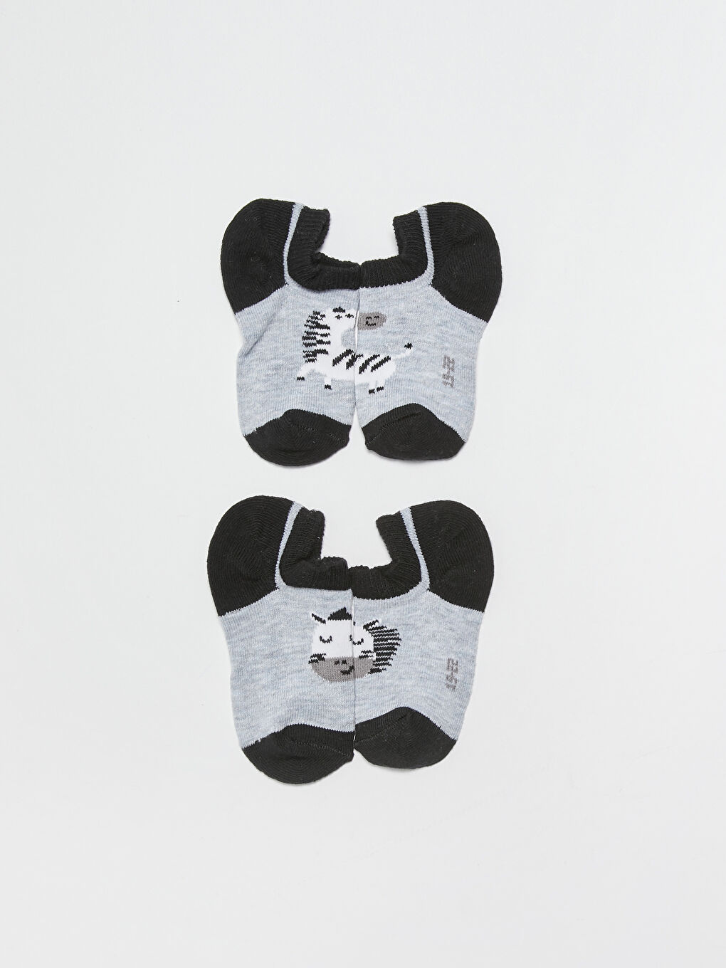 Носки-следки для малышей мальчиков с принтом Кроссовки, 4 штуки-1