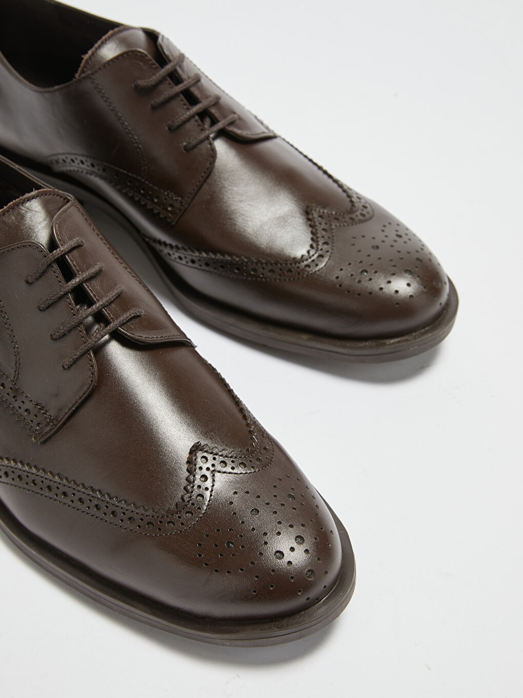 أحذية كلاسيكية جلدية بأربطة للرجال-4