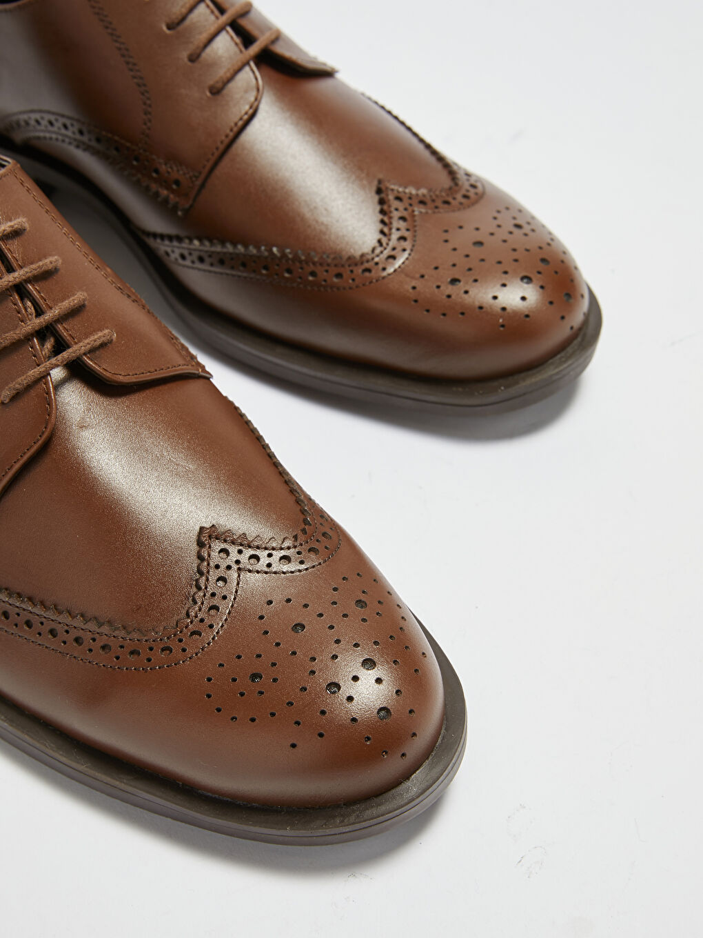 أحذية كلاسيكية جلدية بأربطة للرجال-4