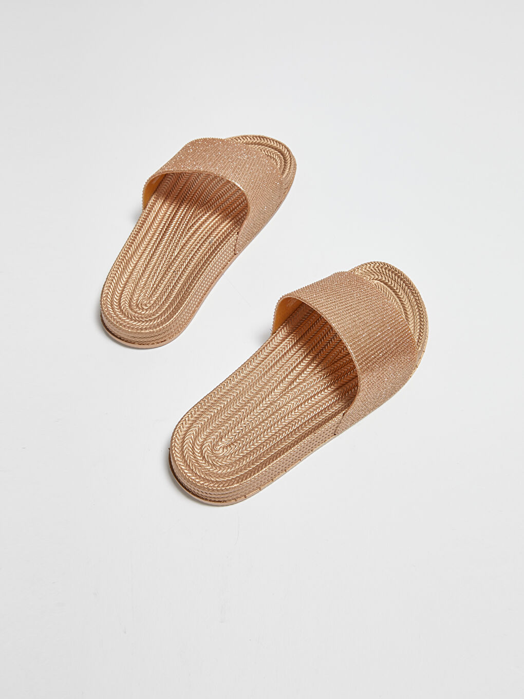 Sarı Tek Bantlı Kadın Terlik-2