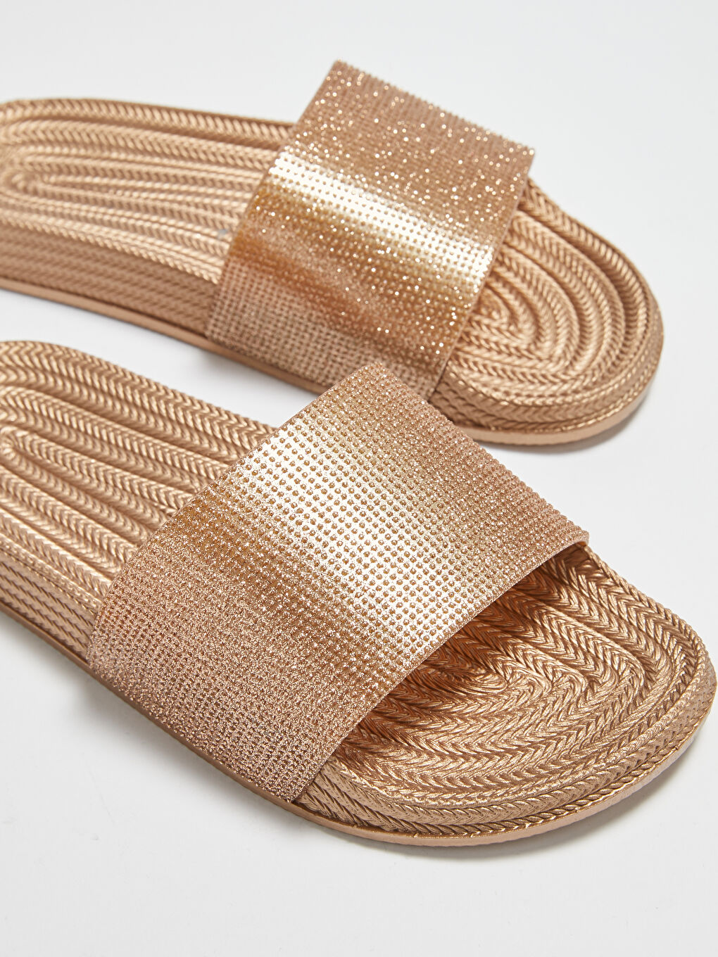 Sarı Tek Bantlı Kadın Terlik-4