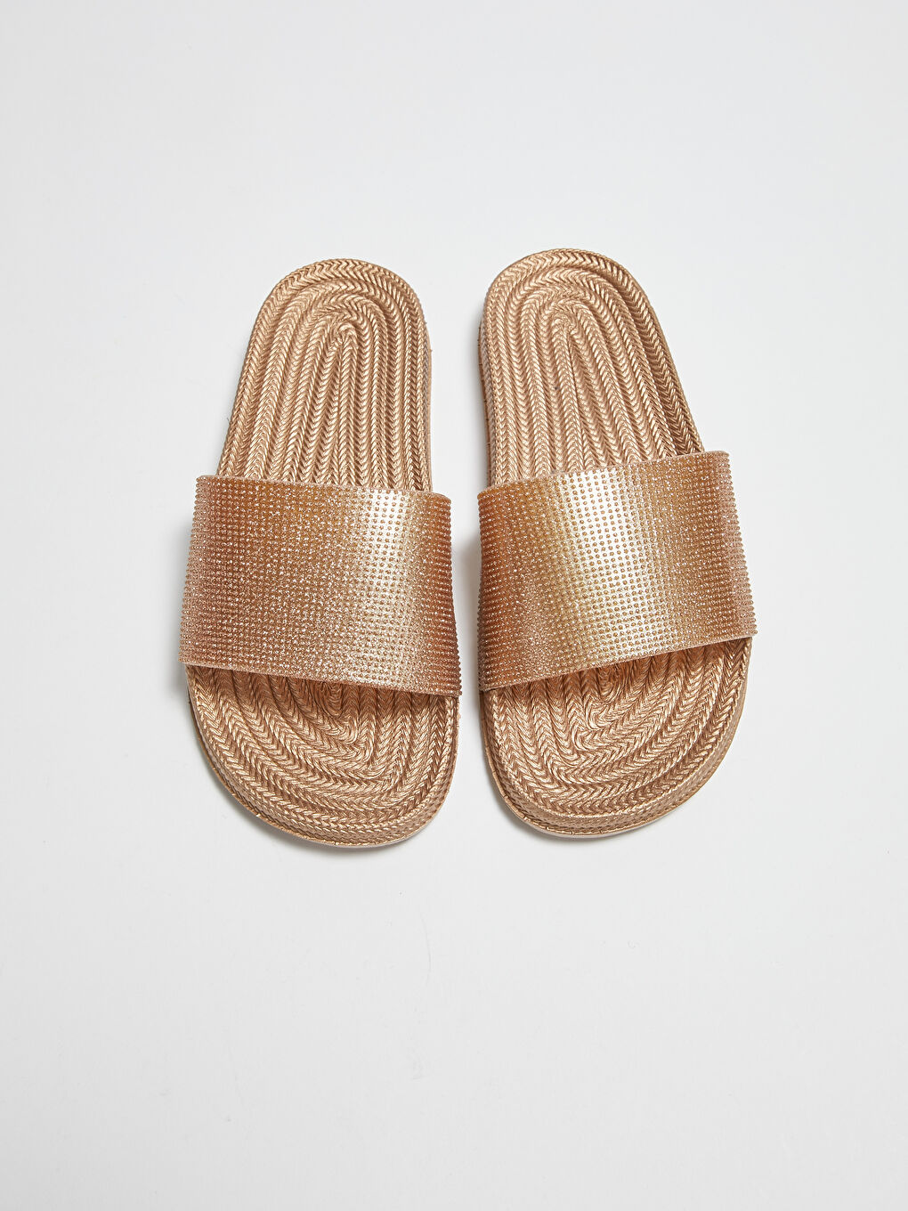 Sarı Tek Bantlı Kadın Terlik-5