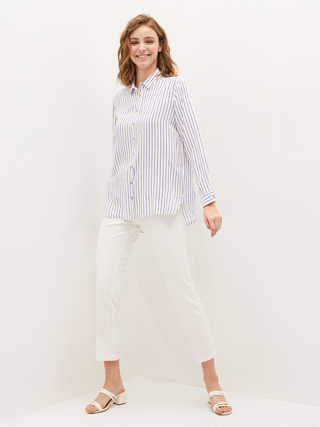 Striped Viscose Shirt-2