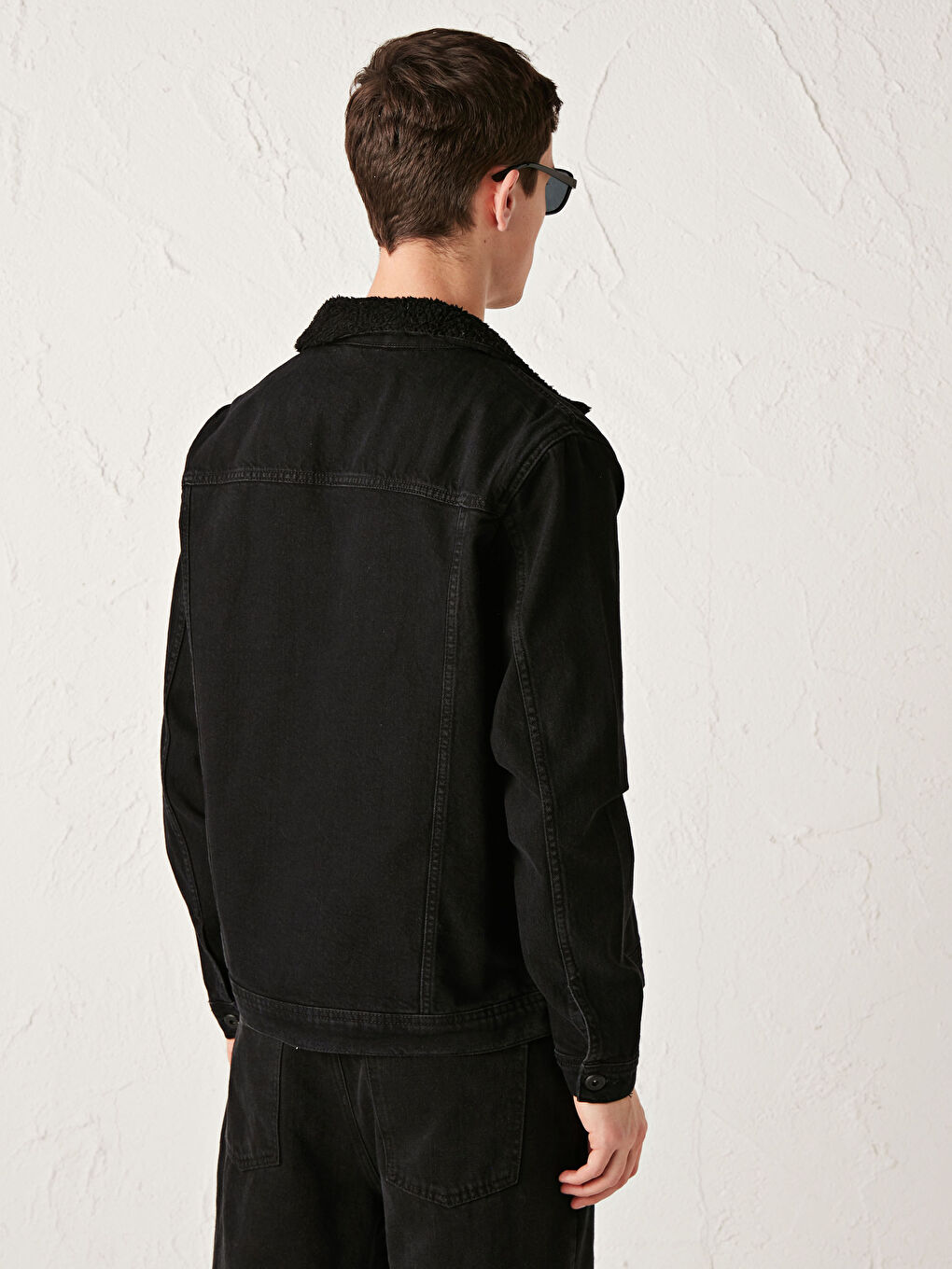 Geacă din denim cu croială standard-5