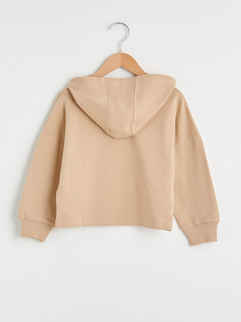 Girl's Letter Printed Hoodie-1