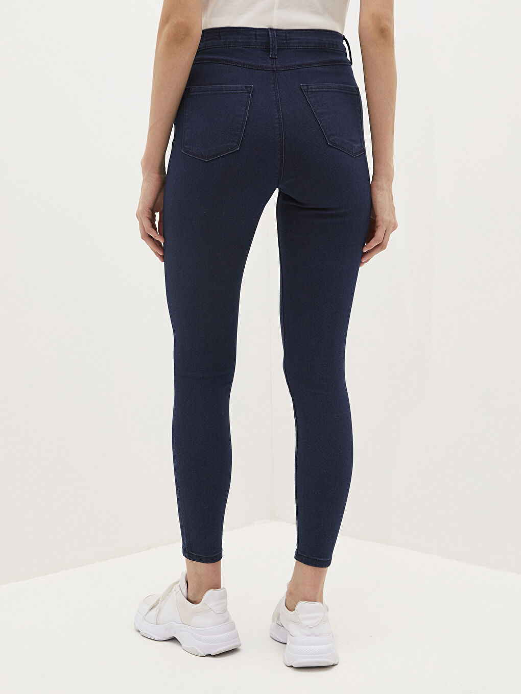 İndigo Yüksek Bel Jüpiter Süper Skinny Fit Kadın Jean Pantolon-3