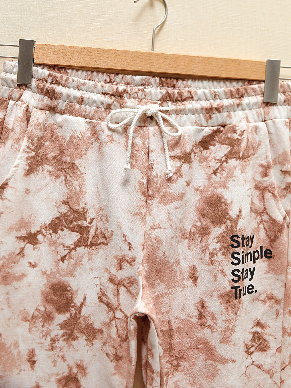 Pantalon de survêtement pour Femmes avec slogan imprimé et taille élastique-14