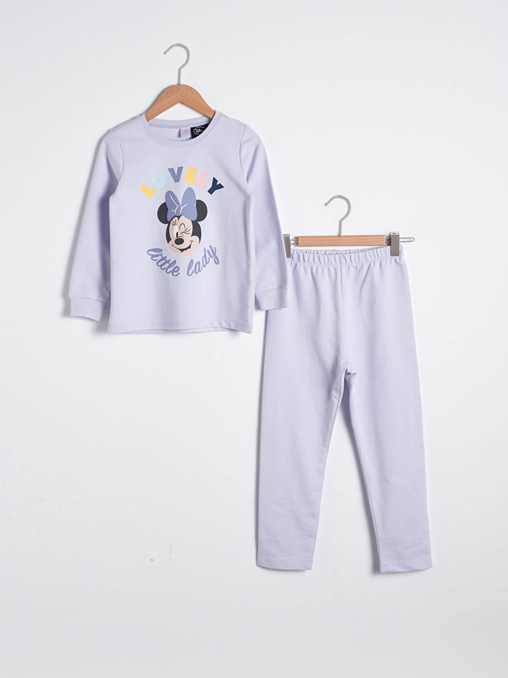 LCW Kids Girl's Minnie Mouse Printed Pyjamas Set -S1BO36Z4-FHK
