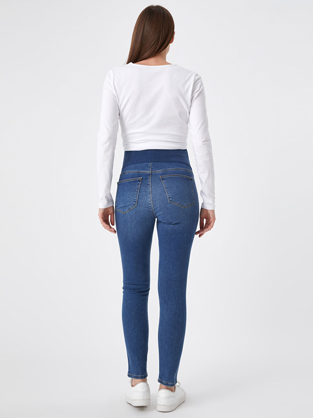 LCWAIKIKI Maternity Indigo Hamile Mercury Skinny Jean Pantolon - 7