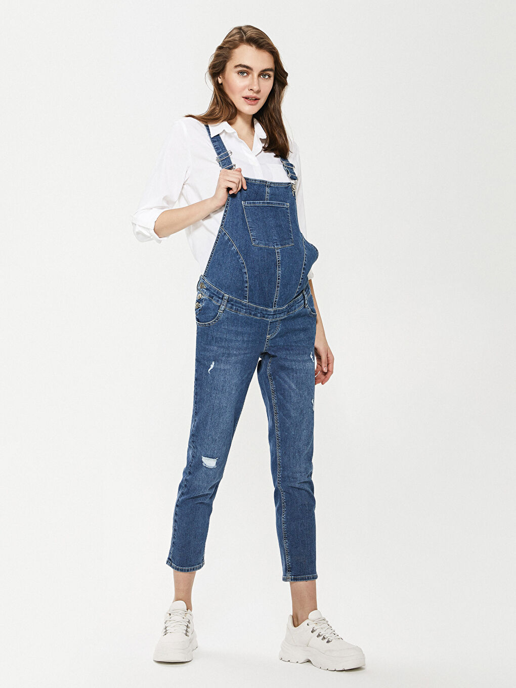 Дънков Гащеризон за Бременни с Каишка на Глезена