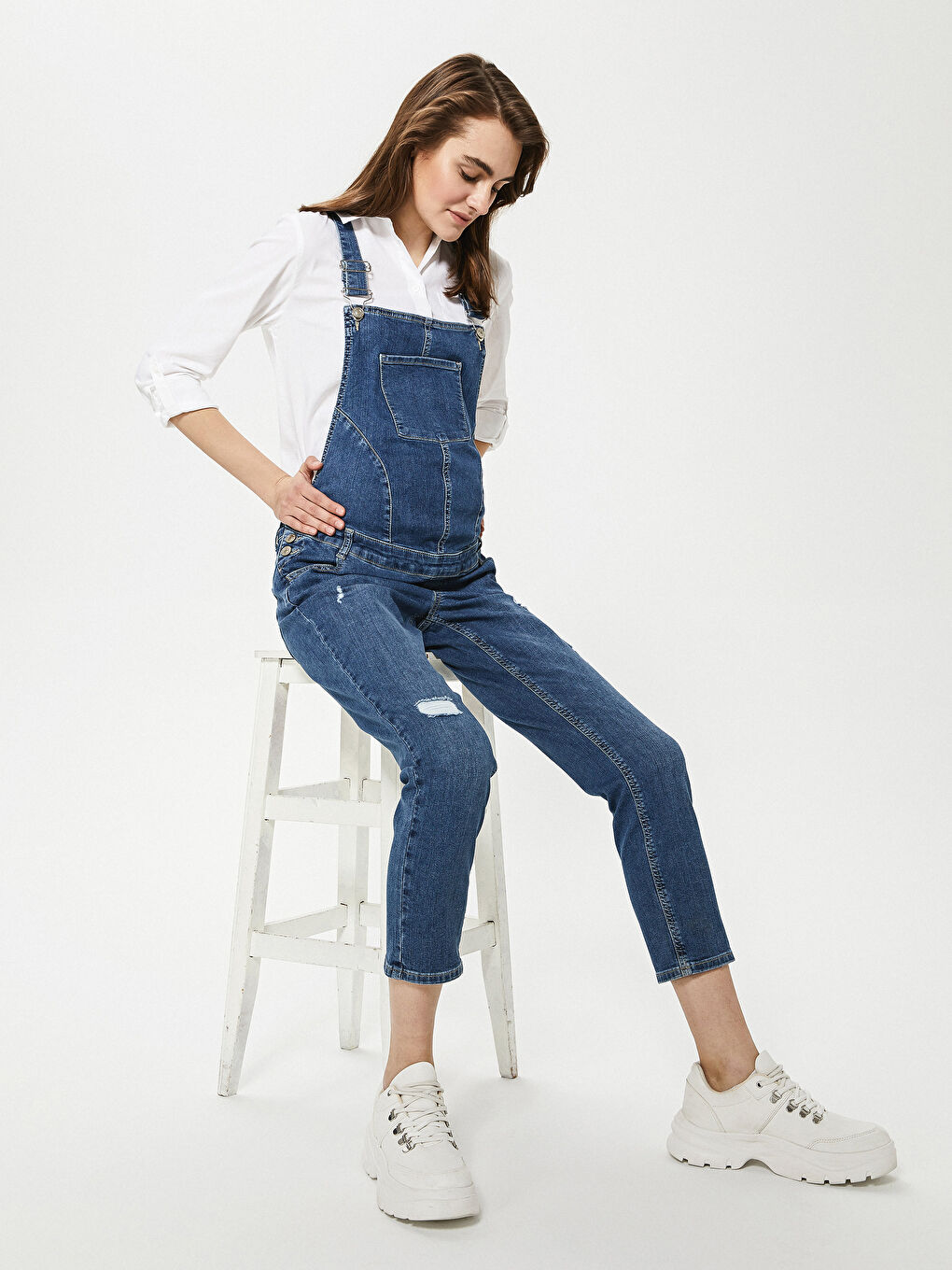 Дънков Гащеризон за Бременни с Каишка на Глезена-6