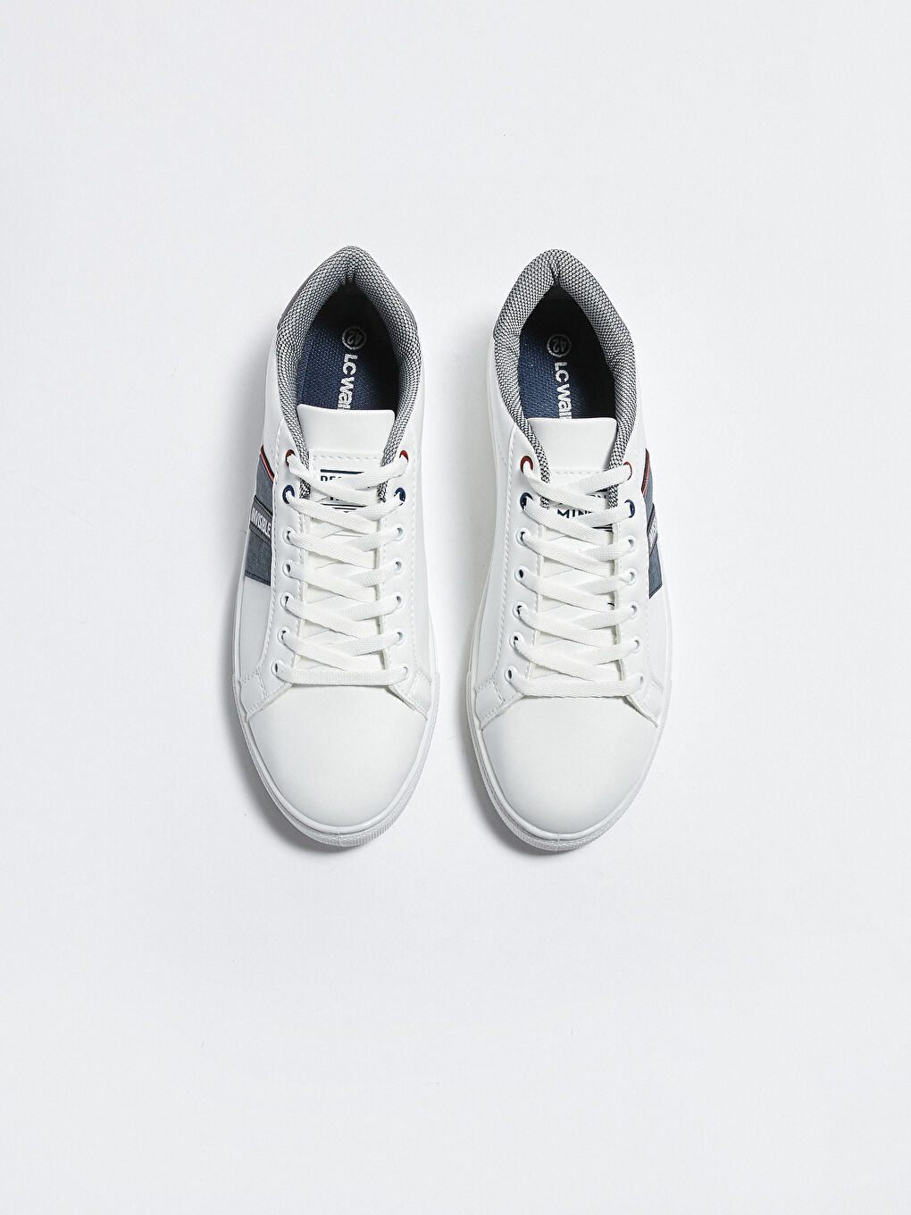 Beyaz Bağcıklı Günlük Erkek Spor Ayakkabı-2