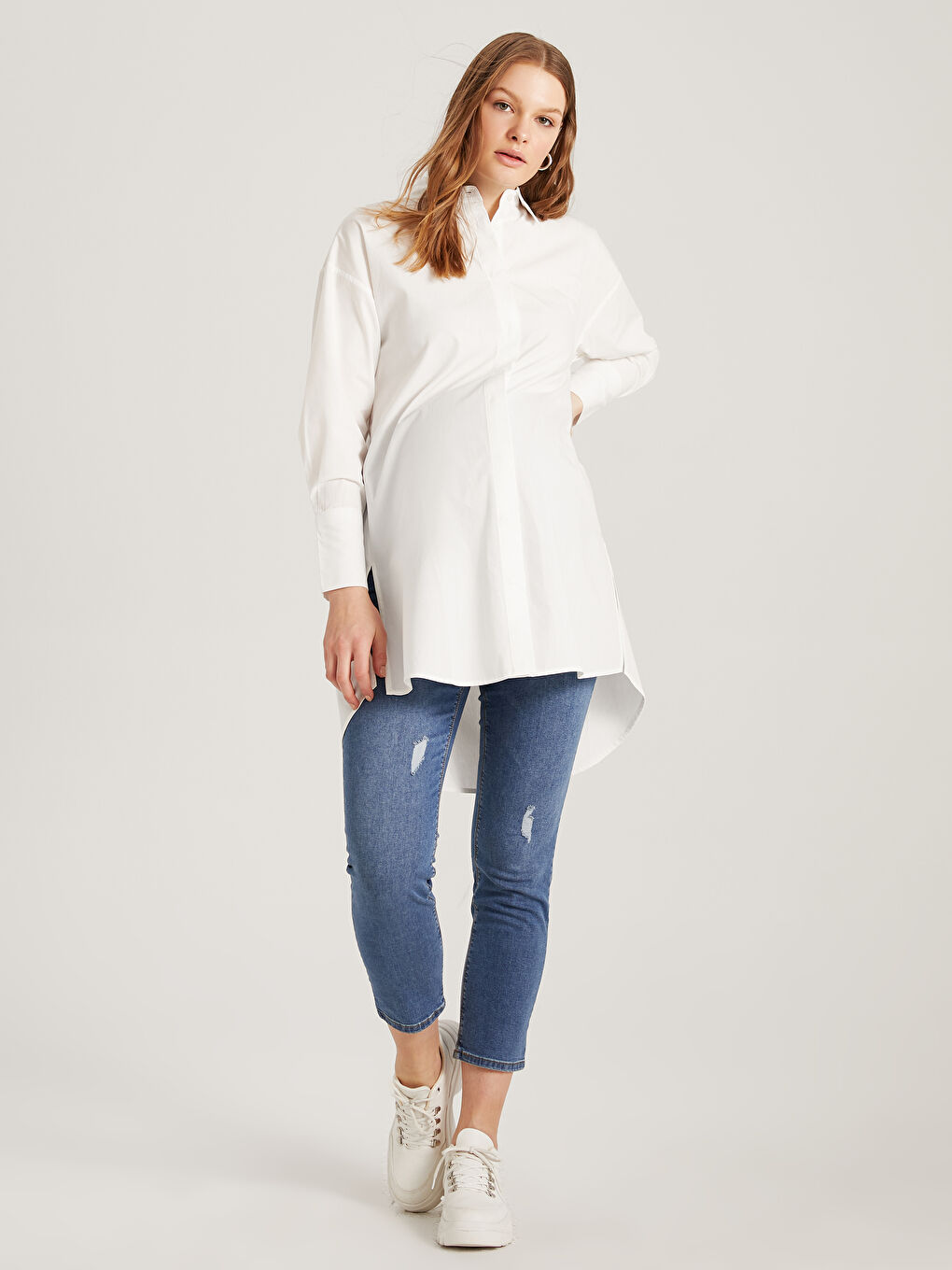 İndigo Mercury Skinny Fit Hamile Jean Pantolon