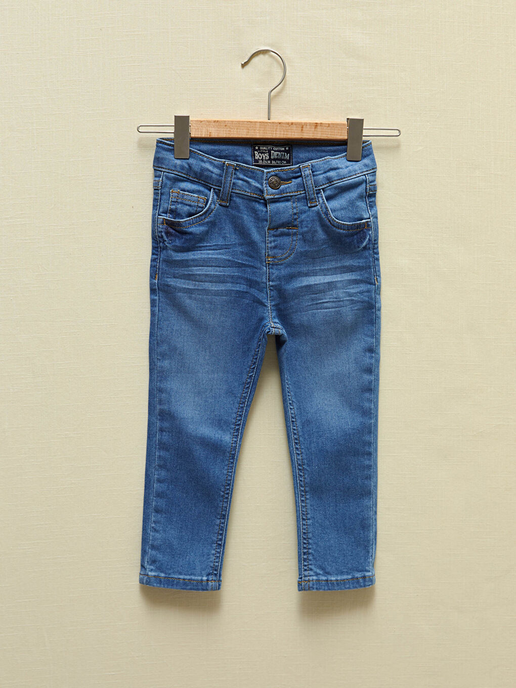 Skinny Fit Erkek Bebek Jean Pantolon