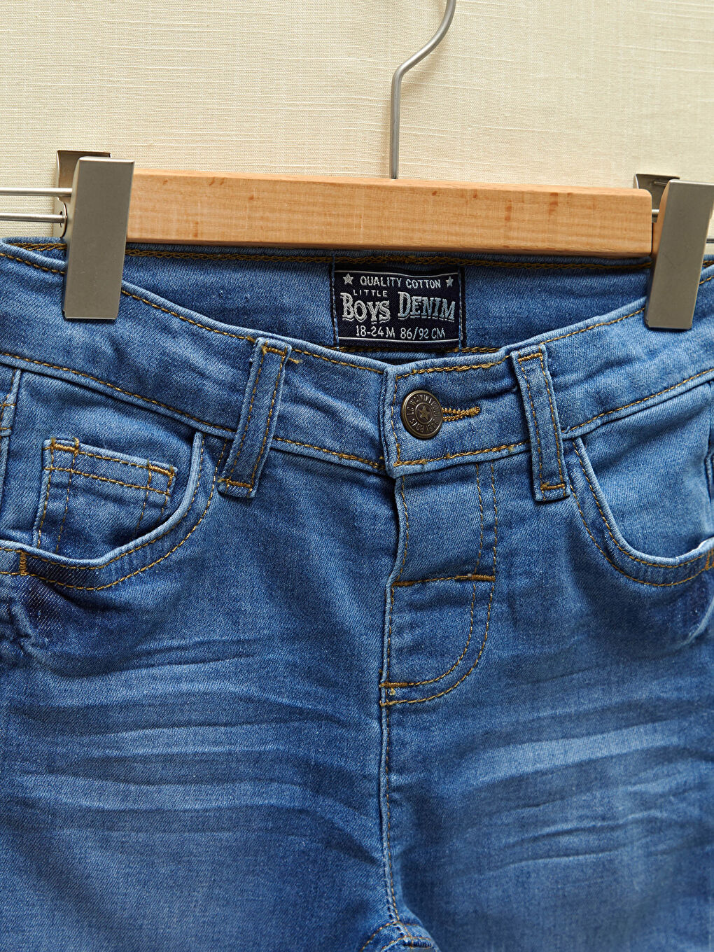 Skinny Fit Erkek Bebek Jean Pantolon-2