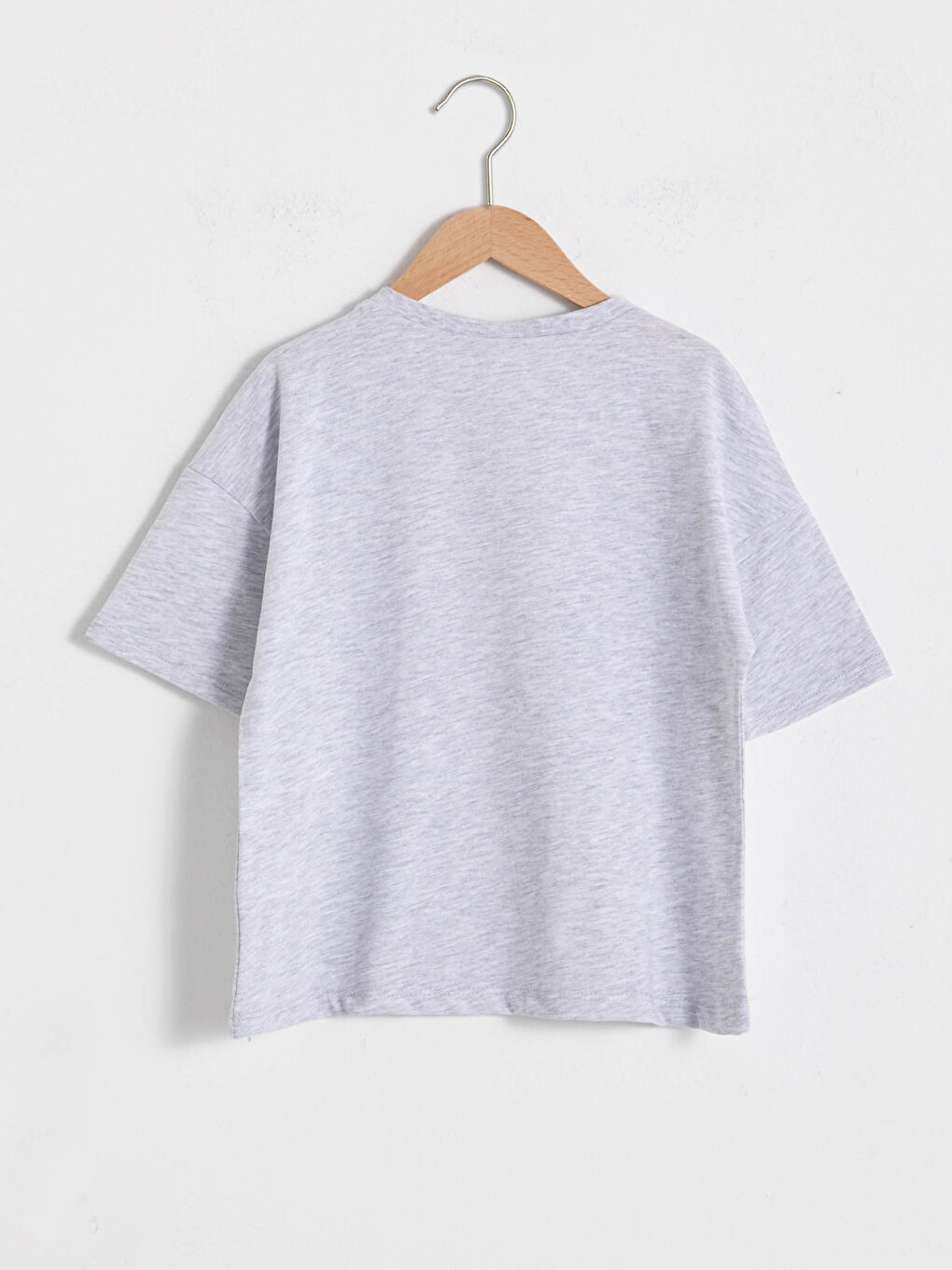 Girl's Printed Sequined T-Shirt-1