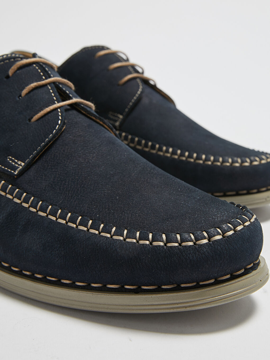 أحذية كلاسيكية جلدية بأربطة للرجال-6