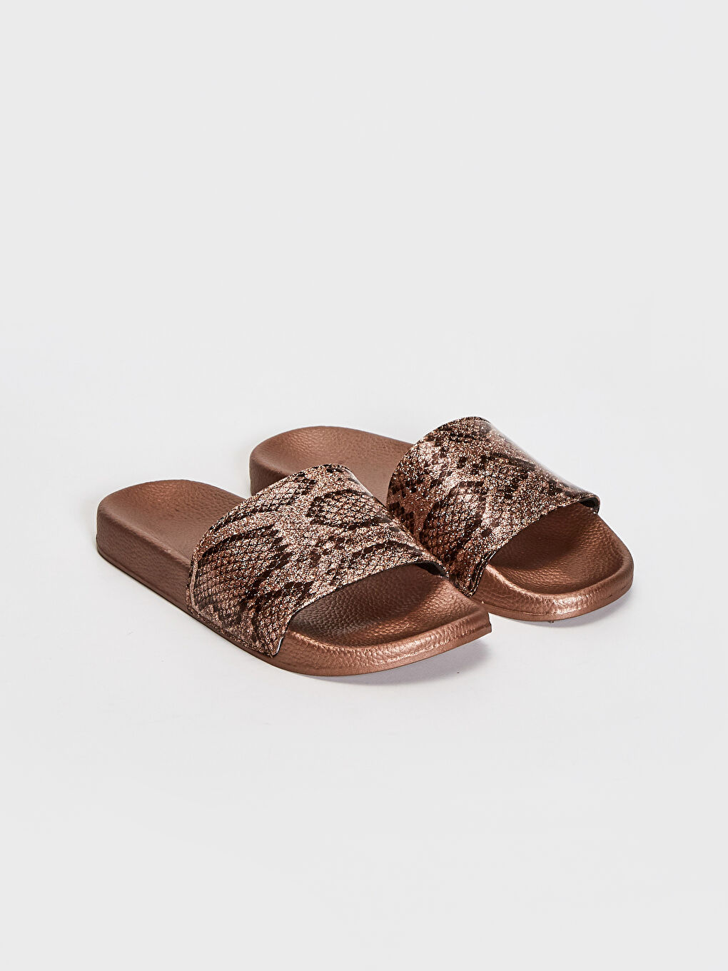Women’s Faux Leather Slippers